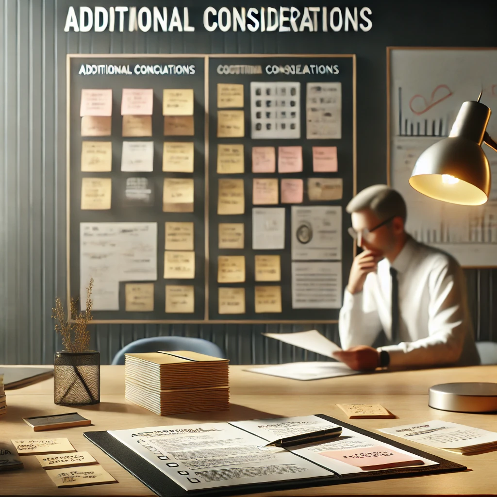 Additional Considerations